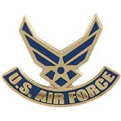 Pins: USAF - Air Force SYMBOL II (1")