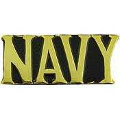 PINS: Navy USN, SCR NAVY (1-3/8")
