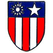 Pins: USAF - Air Force, WWII,CHINA,BURM,INDIA (3/4")