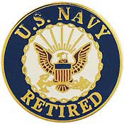 Pins: USN Logo Retired (15/16")