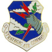 Pins: USAF - Air Force, STRATEGIC AIR CM (1")