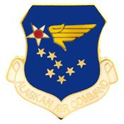 Pins: USAF - Air Force, ALASKAN CMD. (1")