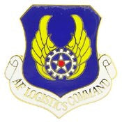 Pins: USAF - Air Force, LOGISTICS CMD. (1")