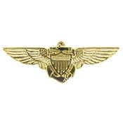 Pins:Navy/Marine Core WING-USN/USMC,AVIATOR (MINI) (1-1/8")