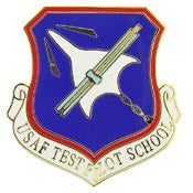 Pins: USAF - Air Force, TEST PILOT SCHL. (1")