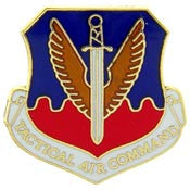 Pins: USAF - Air Force,TACTICAL AIR CMD (MINI) (3/4")