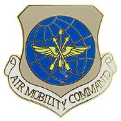 Pins: USAF - Air Force, MOBILITY CMD (1")