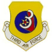 Pins: USAF - Air Force, 003RD, SHIELD (1")