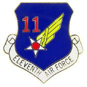 Pins: USAF - Air Force 011TH, SHIELD (1")