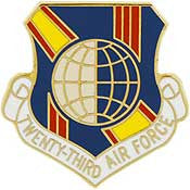 Pins: USAF - Air Force, 023RD, SHIELD (1")