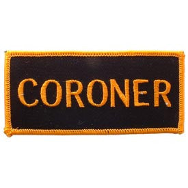 PATCHES: ARMY TAB CORONER (4")