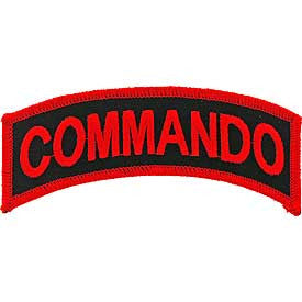 PATCHES: ARMY TAB COMMANDO (4-1/2")