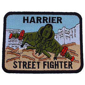 PATCHES: USMC HARRIER STREET (3-1/4")