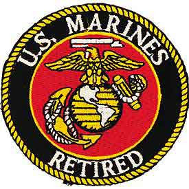 PATCHES: USMC LOGO RETIRED (3")