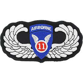 PATCHES: ARMY 011TH AIRBORNE  WING (4 1/8")