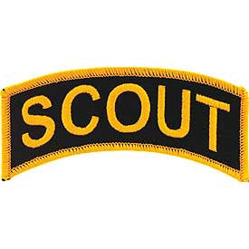 PATCHES: ARMY TAB SCOUT (4")
