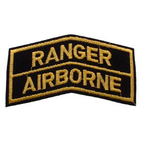 PATCHES: ARMY TAB RANGER - A/B (3-5/8")
