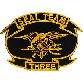 PATCHES: US NAVY SEAL TEAM, 03 (3-3/8")