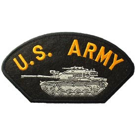 PATCHES: ARMY HAT TANK (3"X5-1/4")