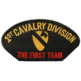 PATCHES: ARMY HAT 001ST CAV (3" X 5-1/4")