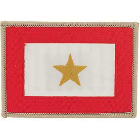 PATCHES: FAMILY MEMBERS GOLD STAR HONOR (2-1/2"X3-1/2")