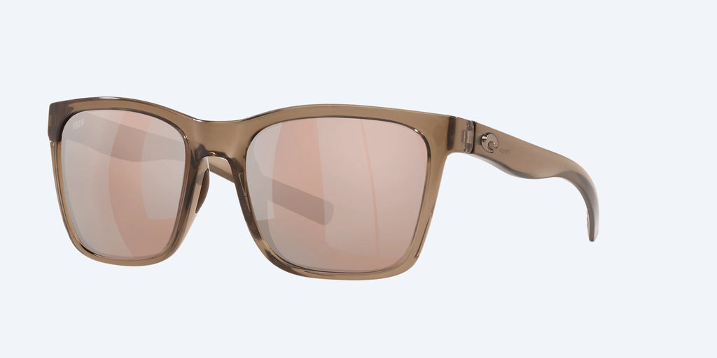 Costa Del Mar Panga Polarized Sunglasses in Copper Silver Mirror 580P