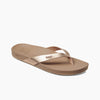 Reef Women's Cushion Court Vegan Leather Sandals - Rose Gold