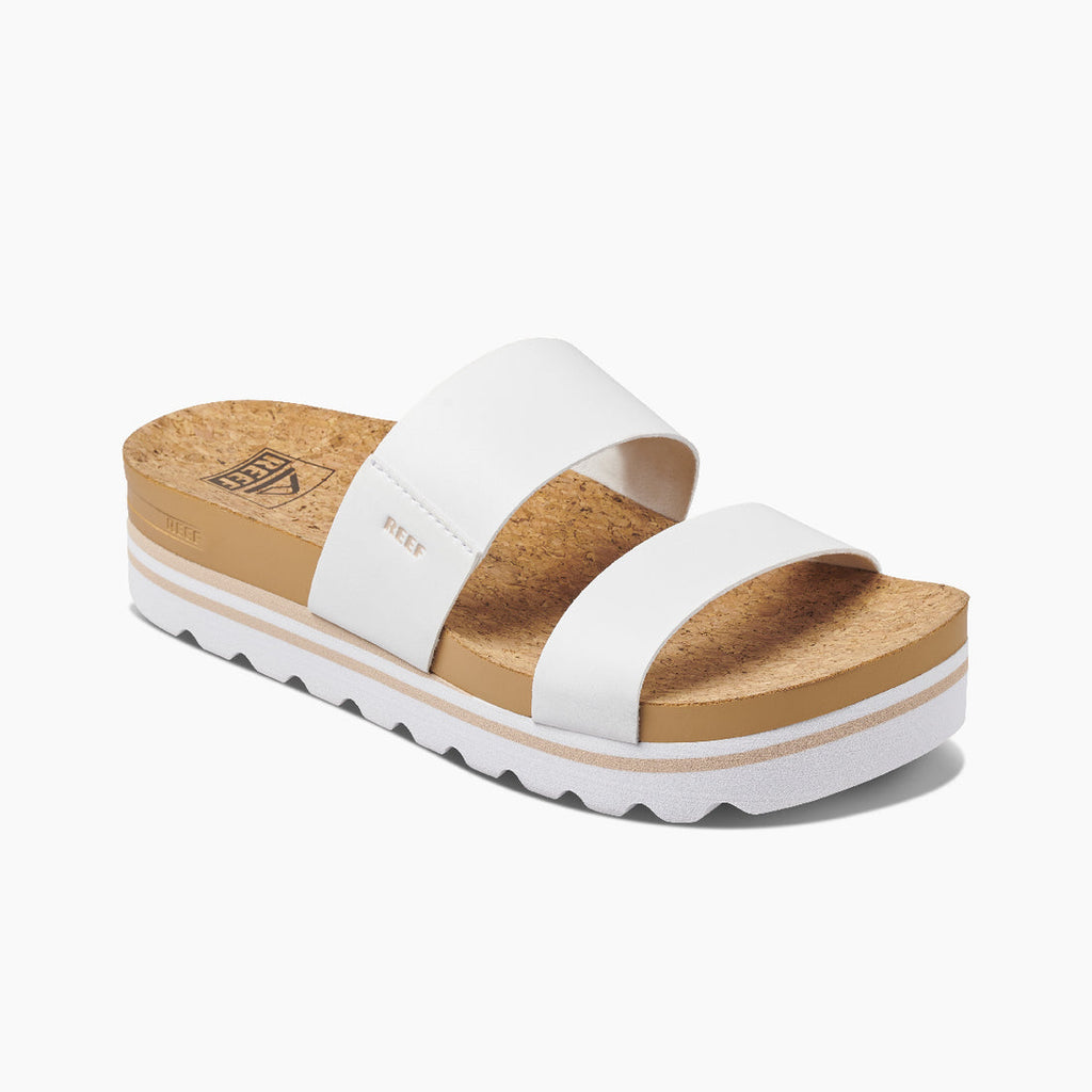 REEF Women's Cushion Vista HI Platform Sandal - Cloud