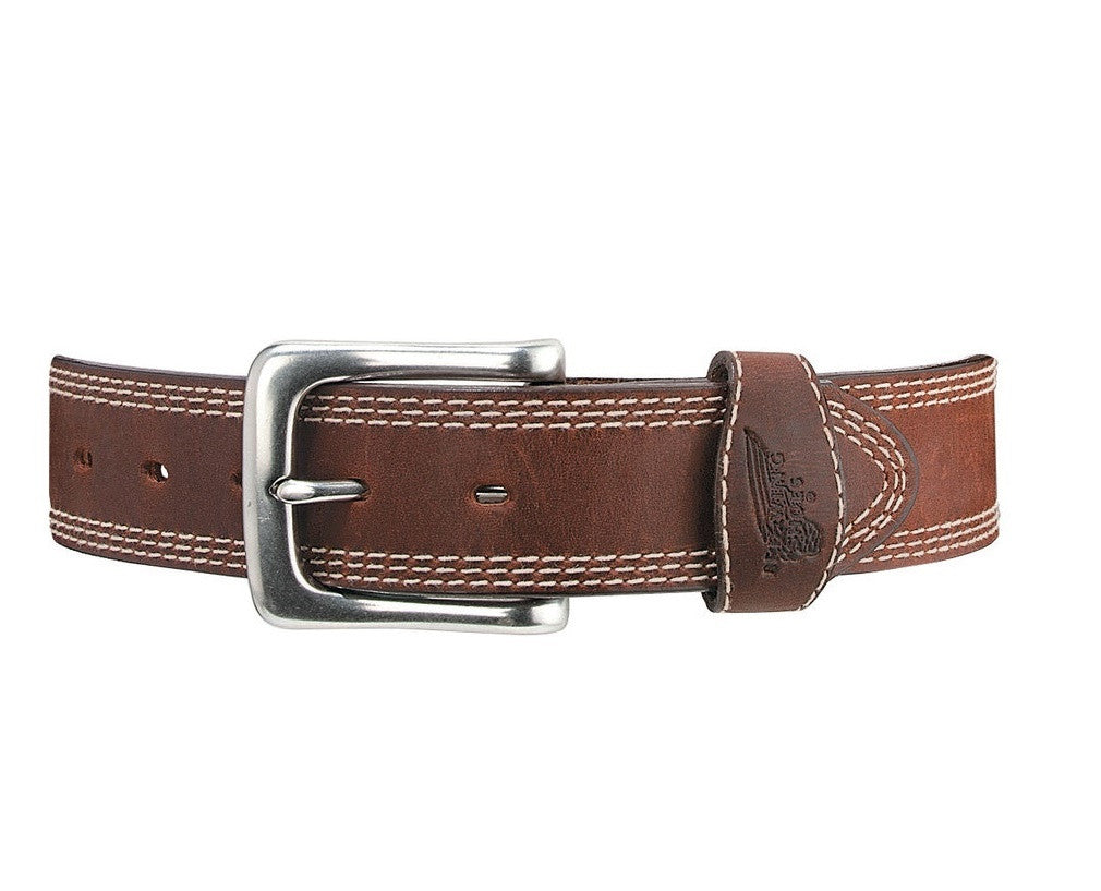 Red Wing Belts: 1-3/8-inch Triple Stitched Belt Brown