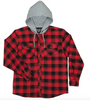 North 15 Men's Sleeved Hooded Flannel