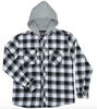North 15 Men's Sleeved Hooded Flannel