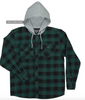 North 15 Men's Sleeved Hooded Flannel