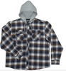 North 15 Men's Sleeved Hooded Flannel