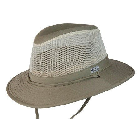 Pueblo Mens Fedora Mesh Cotton Outdoor Hat