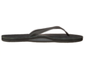 Rainbow Women's Single Layer Premier Leather with Arch Support and a Narrow Strap Black