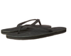 Rainbow Willow Women's Single Layer Premier Leather with Arch Support and a Narrow Strap Black