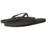 Rainbow Women's Single Layer Premier Leather with Arch Support and a Narrow Strap Black