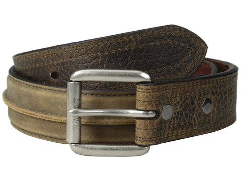 Ariat Western Belts: 1 1/2 inch Center Seam Belt Brown