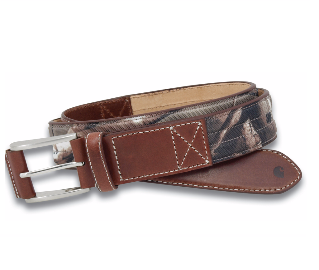 Carhartt Lth. Belts: Realtree Camo Leather Belt
