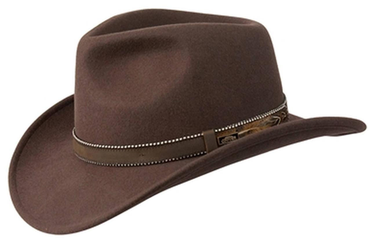 Conner Hats Australian Wool Outback CRUSHABLE Western Cowboy Hat