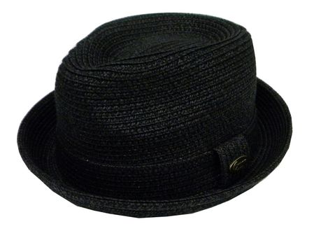 Capas Men's Black Stingy Brim Summer Hat Traveler