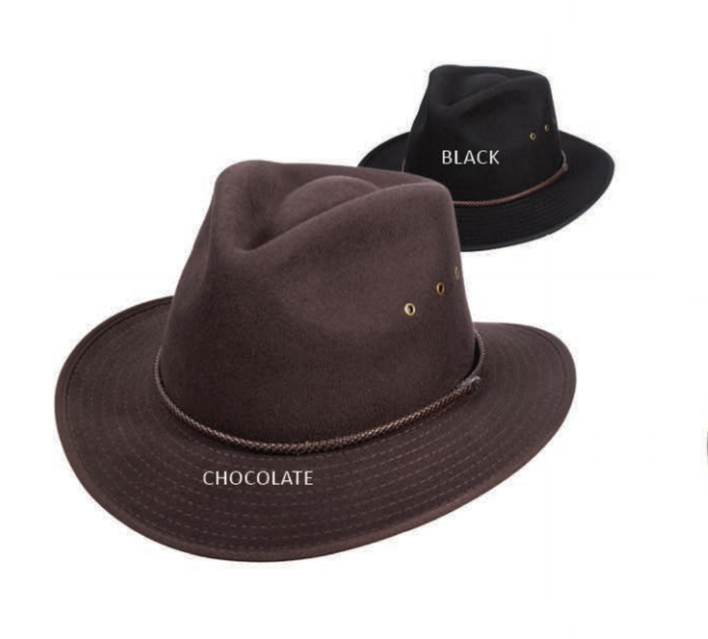 Dorfman Pacific: Outback Water Repellant Crushable Chocolate