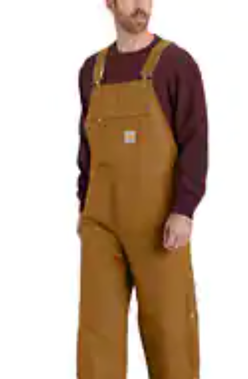 Carhartt Loose Fit Firm Duck Insulated Bib Overall