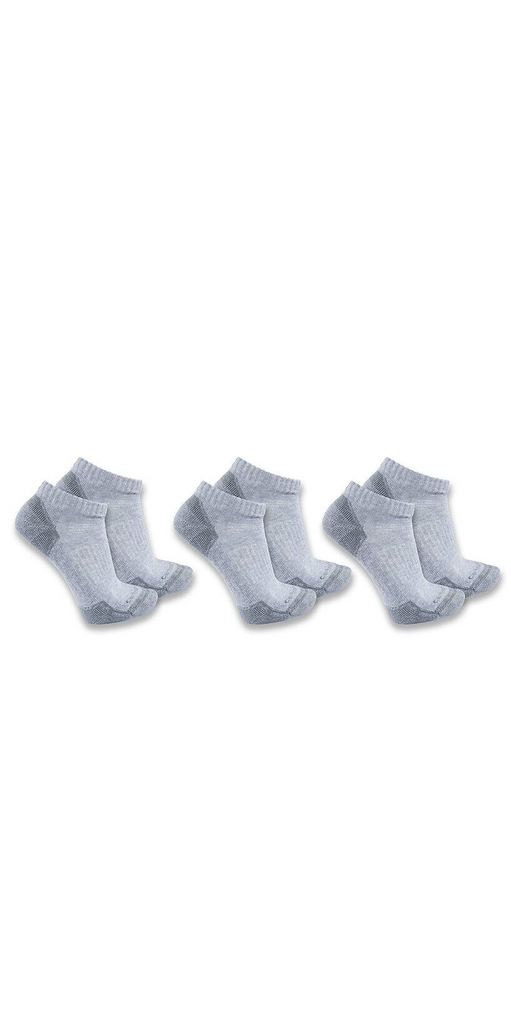 Carhartt Midweight Cotton Blend Low Cut Sock- 3 Pack