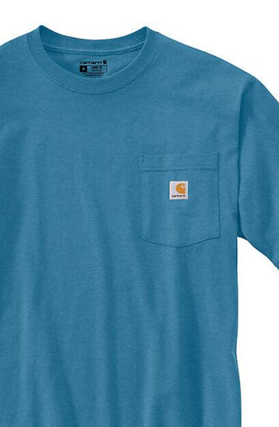 Carhartt Men's Loose Fit Heavyweight Short-Sleeve Pocket Dog Graphic T-Shirt