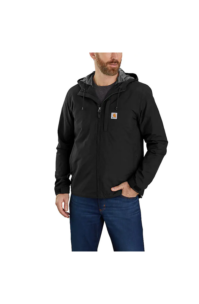 Carhartt Men's Rain Defender Relaxed Fit Lightweight Jacket - Black