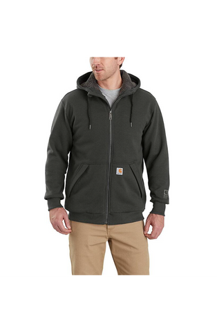 Carhartt TS3308 Men's Rain Defender Relaxed Fit Midweight Sherpa-Lined Full Zip Jacket