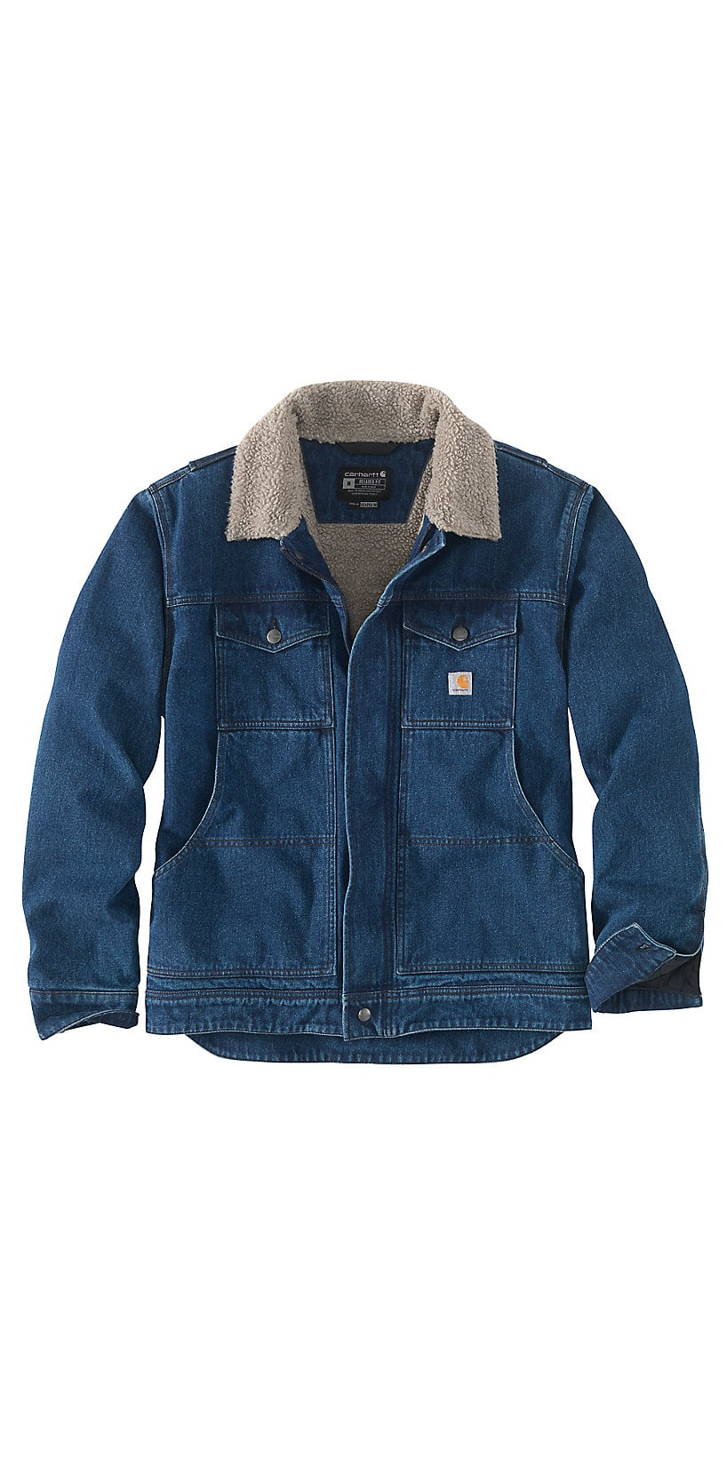 Carhartt denim jacket sales lined