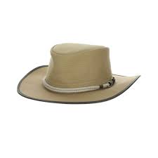 Stetson Canvas Safari Wrangell Hat in Khaki