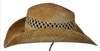 Conner Hats: Sea Grass Western Style Hat With Metal Concho Band